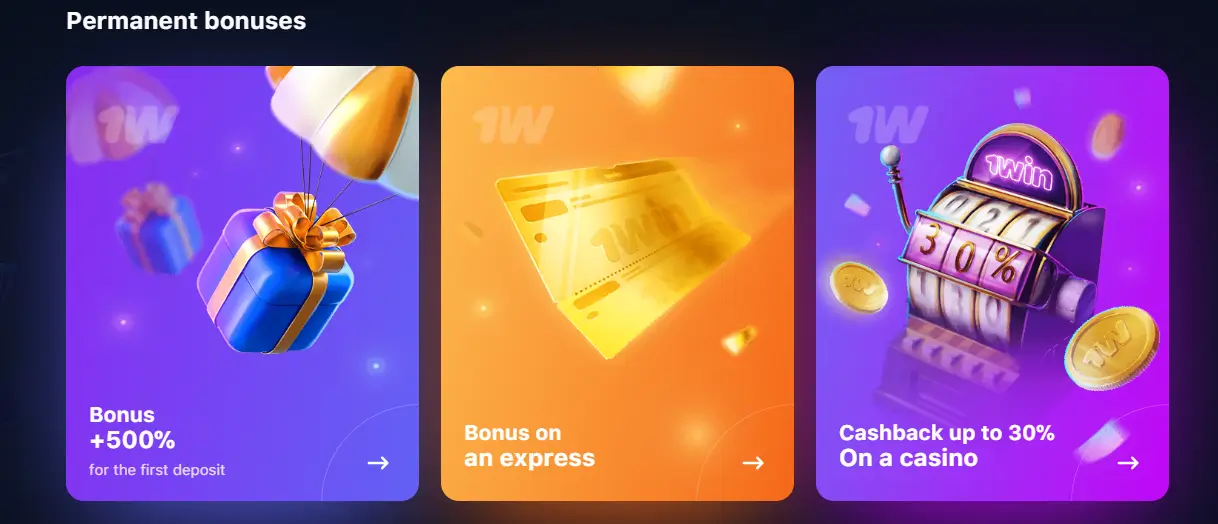 bonuses 1win mines